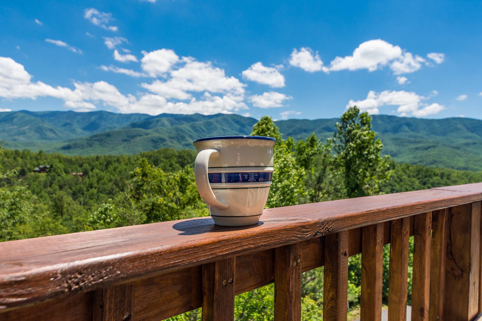 Smoky Mountain view from Cabin Rental